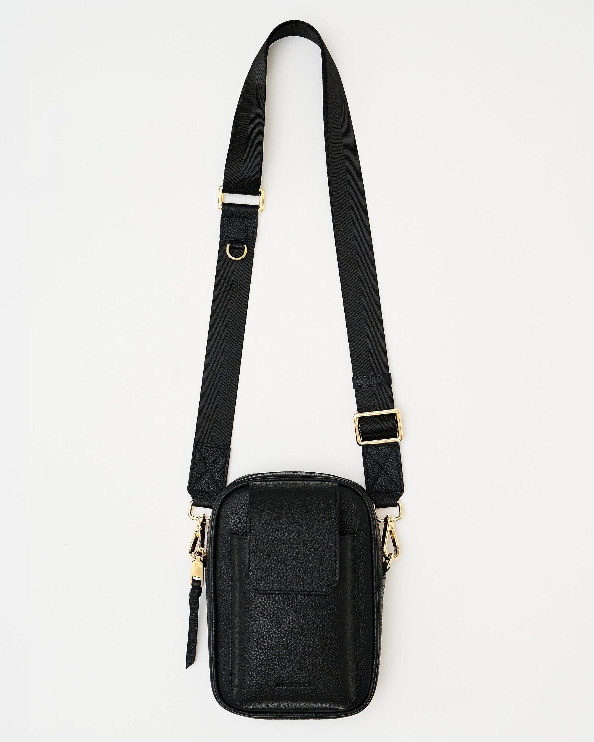 The Kristen | Genuine Leather Crossbody Bag with Adjustable Nylon Shoulder Strap