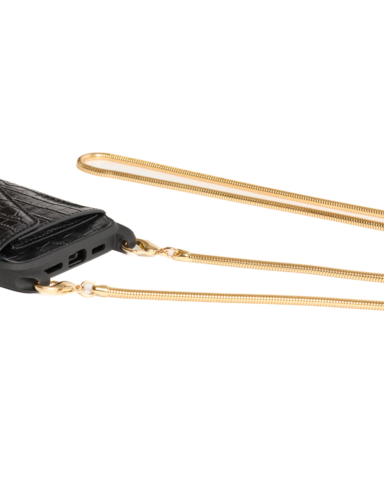 Holstere Gold Shoulder Slink Chain Strap with Clasp made to fit every iPhone Case Crossbody or Cross Body Shoulder Bag, Satchel, Phone Crossbody, Handbag, Bag