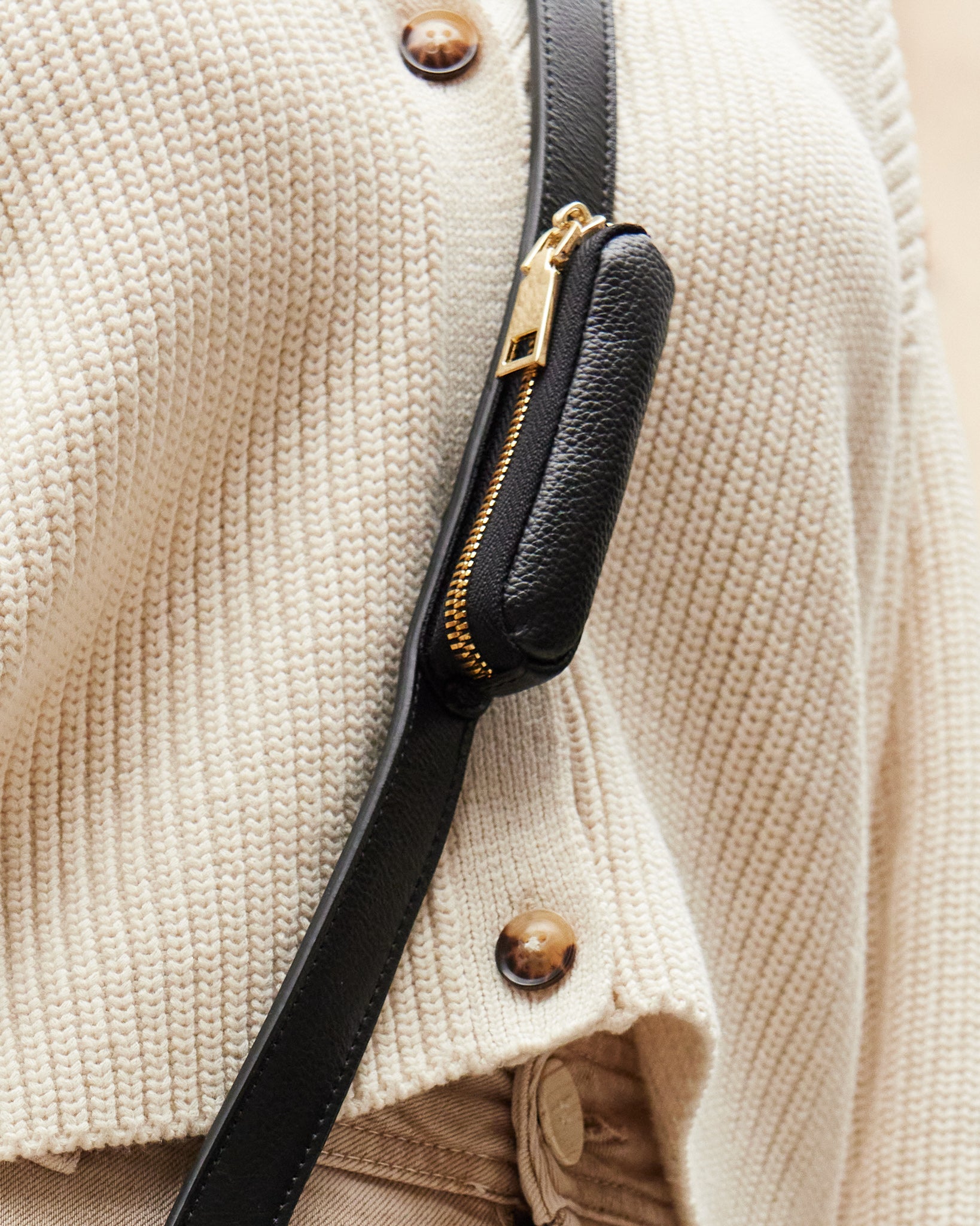 Holstere Utility Strap with Zipper Lipstick Pouch and Length